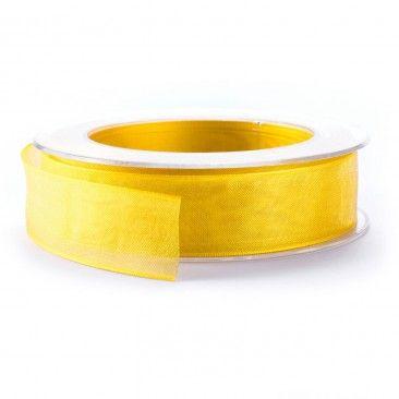 Nastro Organza H 6 mm.  - Sconti per Fioristi e Aziende  - Rotolo mt. 50 tinta unita