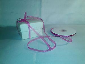 Nastro Organza H 6 mm.  - Sconti per Fioristi e Aziende  - Rotolo mt. 50 tinta unita