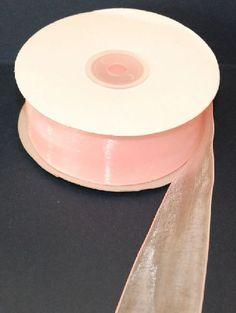 Nastro Organza H 6 mm.  - Sconti per Fioristi e Aziende  - Rotolo mt. 50 tinta unita