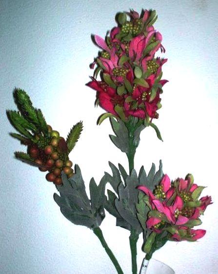Scabiosa Wild x 3 Artificiale in poliestere - Sconti per Fioristi e Aziende