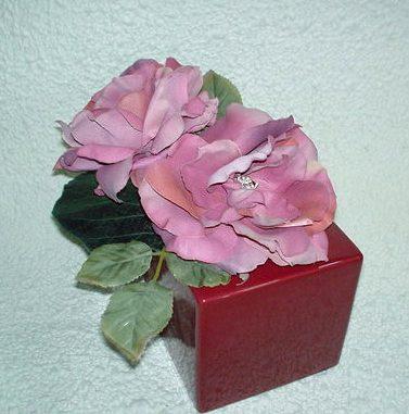 Rosa selvatica - Wild rose Artificiale in poliestere - Sconti per Fioristi e Aziende