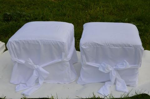 Complementi per Copri Inginocchiatoio  - in Ottomano Millerighe . - Sconti per Fioristi e Wedding