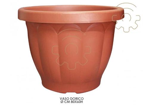 Vaso Dorico in plastica color terracotta - Sconti per Fioristi e Aziende