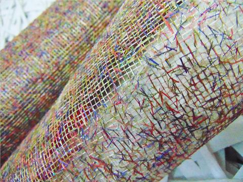 Abaca Multicolor Verde H 46 x 10 Yds - Sconti per Fioristi e Aziende