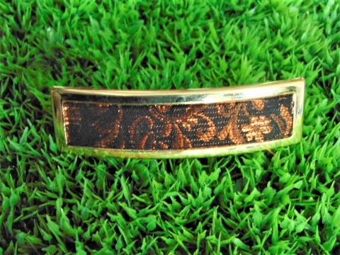 Fermaglio arabesco bordo oro 11 x 5 - Sconti per Fioristi e Aziende