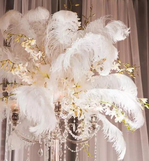 Piume di struzzo cm. 60/70  - Sconto per Fioristi e Aziende - in vari colori