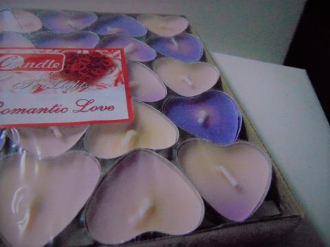 Cuoricino tea Light dm. 4,5 conf. 25 tea lights - Sconti per Fioristi e Aziende