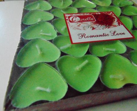 Cuoricino tea Light dm. 4,5 conf. 25 tea lights - Sconti per Fioristi e Aziende
