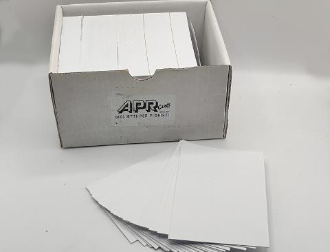 Box 100 Bigliettini Bianchi - Sconti per Fioristi e Aziende - Box solo bigliettini