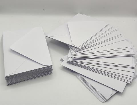 Box 100 Buste Bianche - Sconti per Fioristi e Aziende - Box solo buste