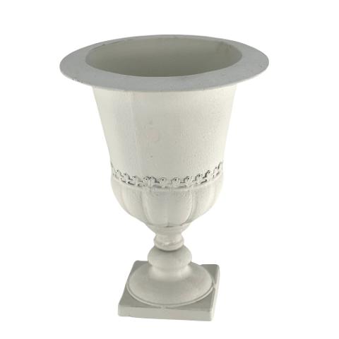 Coppa Anticata H 33 cm. -  Sconti per Fioristi e Aziende . - Bordo Metalllo in Oro o Bianco