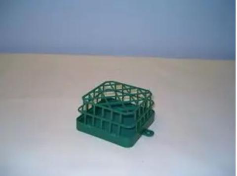 Gabbietta cm. 10 X 10  - Sconti per Fioristi e Aziende - Portaspugna senza spugna in plastica
