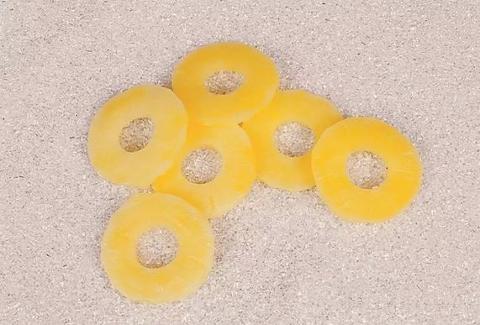 Ananas a Fetta in Plastica - Sconti per Fioristi e Aziende . - dm. 8 cm