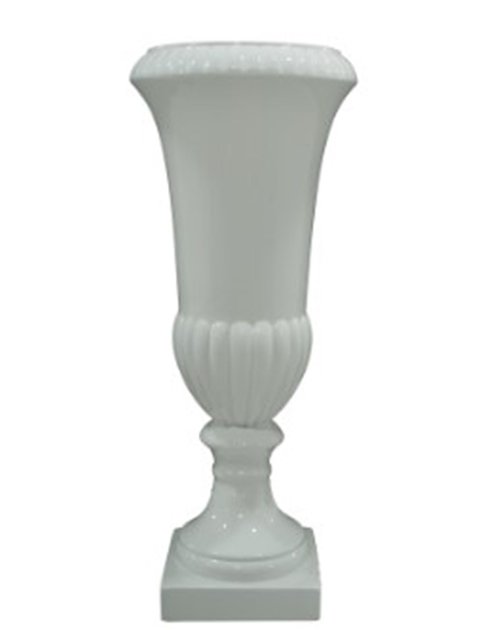 Coppa Romana Bianca Liscia  - Sconti per Fioristi e Aziende . - Vetroresina H 62/92/122