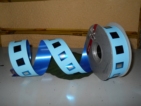 Nastro Boxton Reflex  - Sconti per Fioristi e Aziende - H 34 x 50 mt. fondo oro