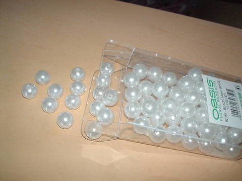Perle forate dm. 10 mm. - Sconti per Fioristi e Aziende Oasis - Confezione 10 perle