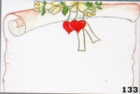 Bigliettini Rose per San Valentino cm.9,5 x 6,3 - Sconti per Fioristi e Aziende