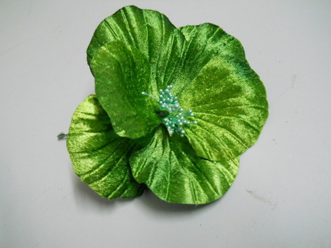 Hibiscus velluto con spilla - Sconto per Fioristi e Aziende - dm. 12