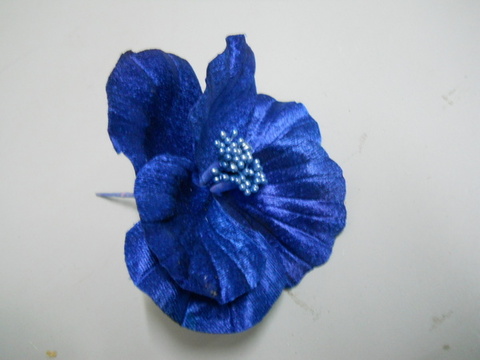 Hibiscus velluto con spilla - Sconto per Fioristi e Aziende - dm. 12