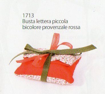Sacchetti Bicolore Provenzale rosso