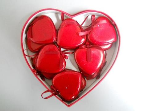 Scatola Cuore con cuori laccati in 2 misure - Sconti per Fioristi e Aziende