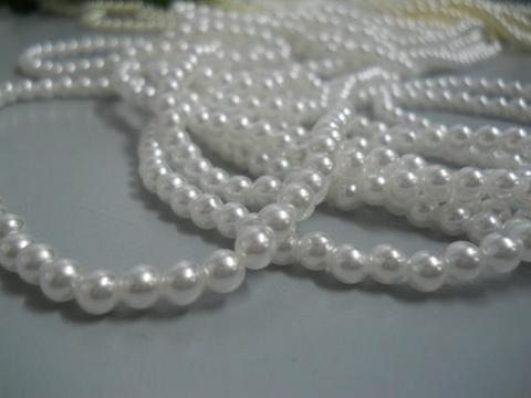 Collana di perle dm. 5 - Sconti per Fioristi e Aziende - lunga 150 cm