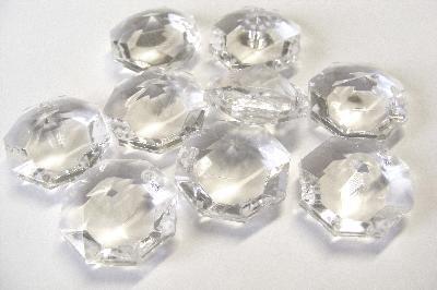 Diamanti forma ottagonali  - Sconto per Fioristi e Aziende - mm. 18 busta 40 pezzi