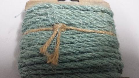 Cordone juta intreccio - Ultimo stock x 5 disponibile - rotolo H 15 mm x 10 Yds