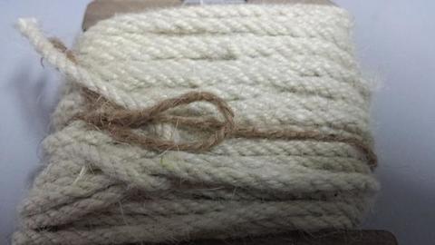 Cordone juta intreccio - Ultimo stock x 5 disponibile - rotolo H 15 mm x 10 Yds