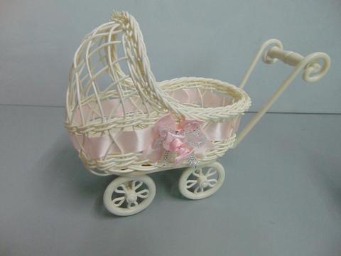 Culletta effetto vimini rosa  in 3 misure