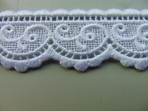 Merletto cotone ondina al metro in due colori - Sconto per Fioristi e Aziende