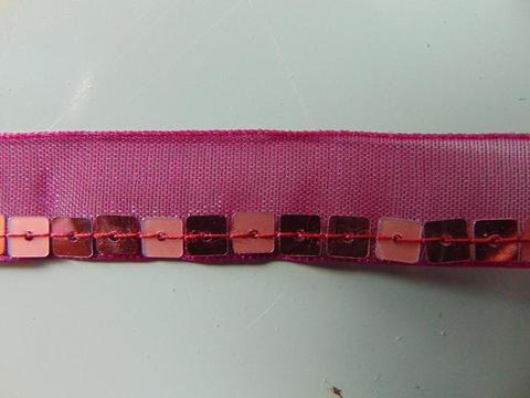 Passamanera Organza al mt. - Sconti per Fioristi e Aziende - con paillettes quadre vendita
