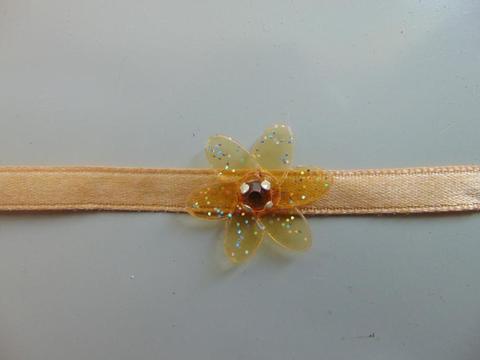 Passamaneria in raso con fiori PVC e strass - Sconto per Fioristi e Aziende