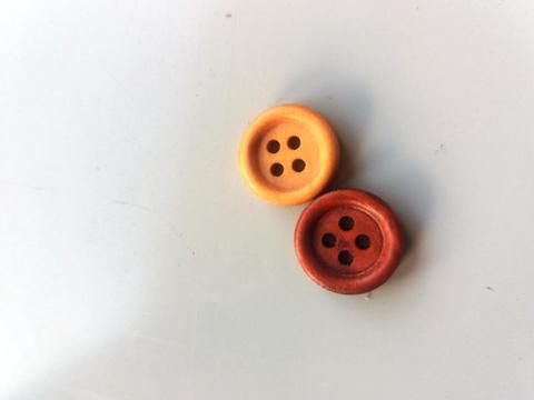 Bottoni in legno x 20 Ass. in vari colori - Sconti per Fioristi e Aziende