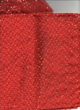 Telo Organza con Paillettes  - Sconti per Fioristi e Aziende - Misura H 150 x 300