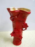 Vaso Ceramica H 40 Tronco Rosso - Sconti per Fioristi e Aziende