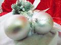 Palline di Natale Lucido/Matt  - Sconti per Fioristi e Aziende - cm. 8 Conf. 2 palline