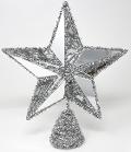 Puntale a specchio H 25 a stella per Albero di Natale Sconti per Fioristi e Aziende