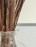 Tipha Leaves Glitterate H 150 - Sconti per Fioristi e Aziende - Confezione gr. 250