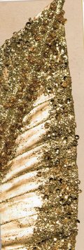 Foglia Banano Oro e Argento Glitterate alte cm. 60 e cm. 77 - Sconti per Fioristi e Aziende