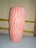 Vaso Arancione H 21 e H 27 Ceramica a Torciglione - Sconti per Fioristi e Aziende