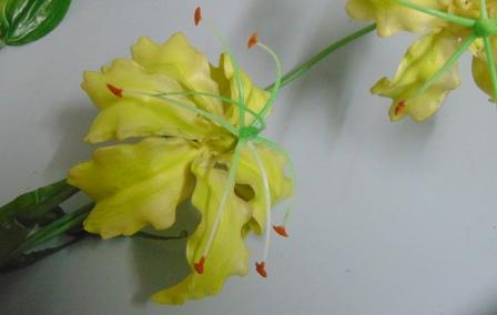 Gloriosa x 3 Artificiale H 130  - Sconti per Fioristi e Aziende . - In Flormatik