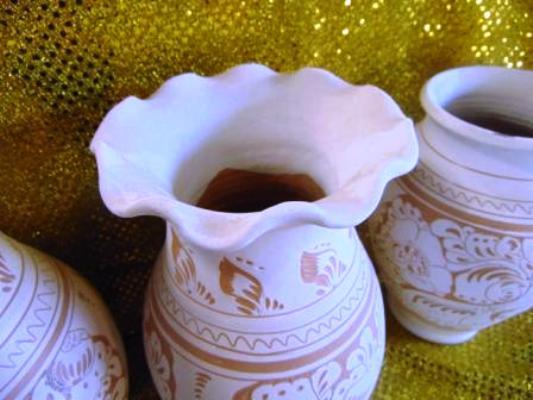 Vaso Ceramica H 30 Alba - Sconti per Fioristi e Aziende - in 3 modell