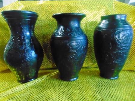 Vaso Ceramica H 30  Neagro - Sconti per Fioristi e Aziende - 3 modelli