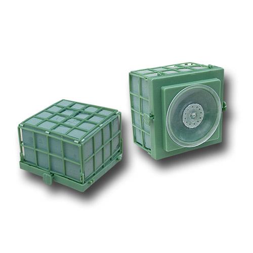 Gabbietta Ventosa 11x11 H 8 - Sconti per Fioristi e Aziende - con spugna