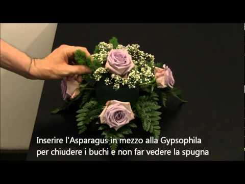 Gabbietta Ventosa 11x11 H 8 - Sconti per Fioristi e Aziende - con spugna