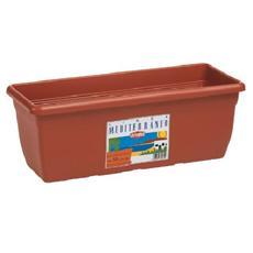 Balconetta color terracotta  - Sconti per Fioristi e Aziende - in plastica con riserva