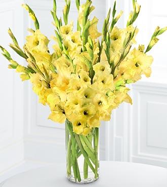Gladiolo Artificiale H 108 x 10 fiori - Sconti per Fioristi e Aziende . -In poliestere