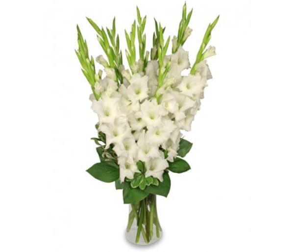 Gladiolo Artificiale H 108 x 10 fiori - Sconti per Fioristi e Aziende . -In poliestere