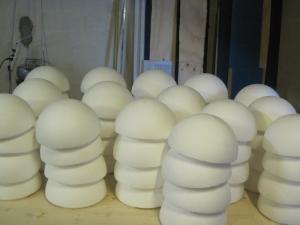 Sfera Polistirolo Ø cm. 40 Aperta Sconto per Fioristi, Wedding
